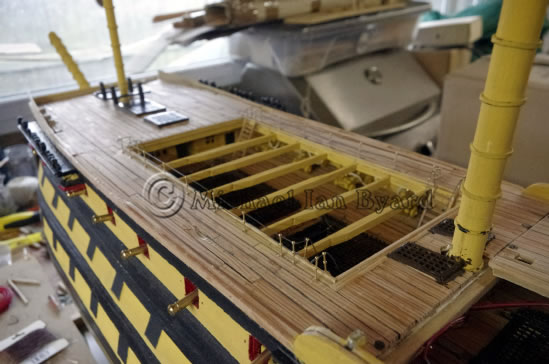 Victory Model with Foredeck in place November 2016